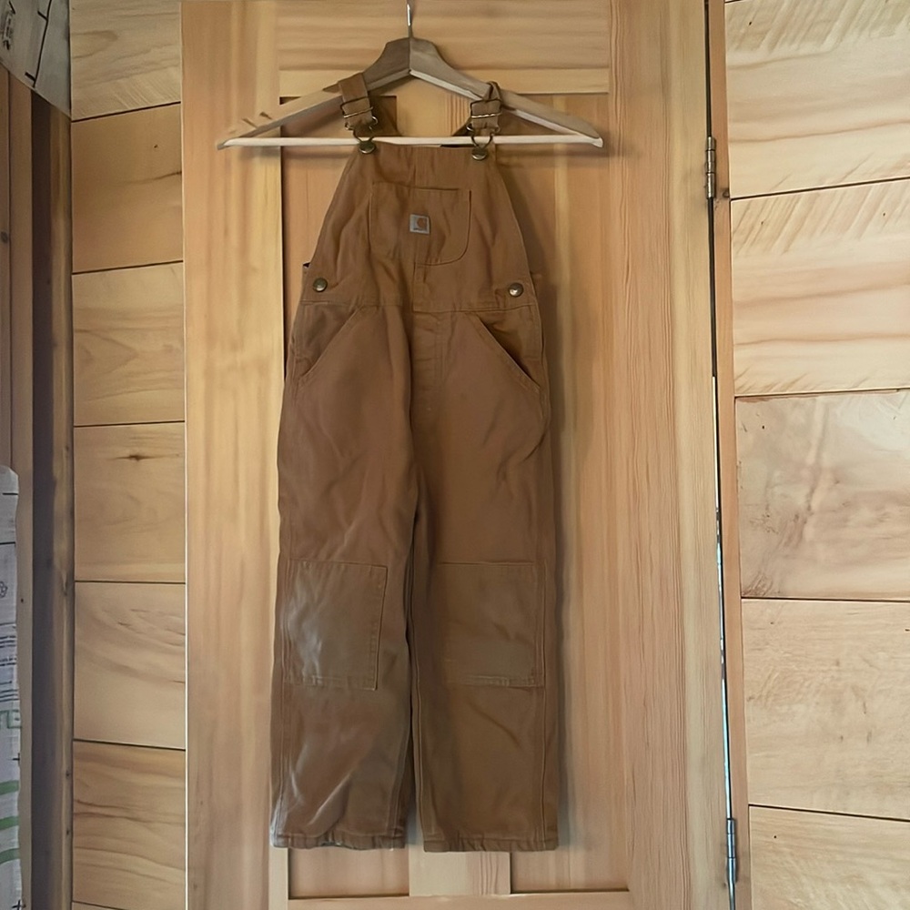 Carhartt 3T lined overalls.